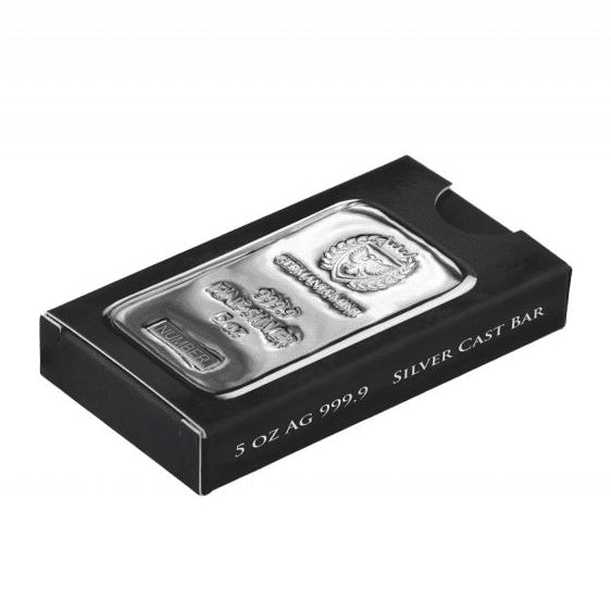 Germania Mint Silver Cast Bar – 5oz