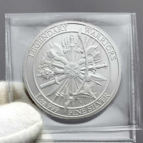 SilverTowne Legendary Warriors Geronimo Silver Round - 1oz