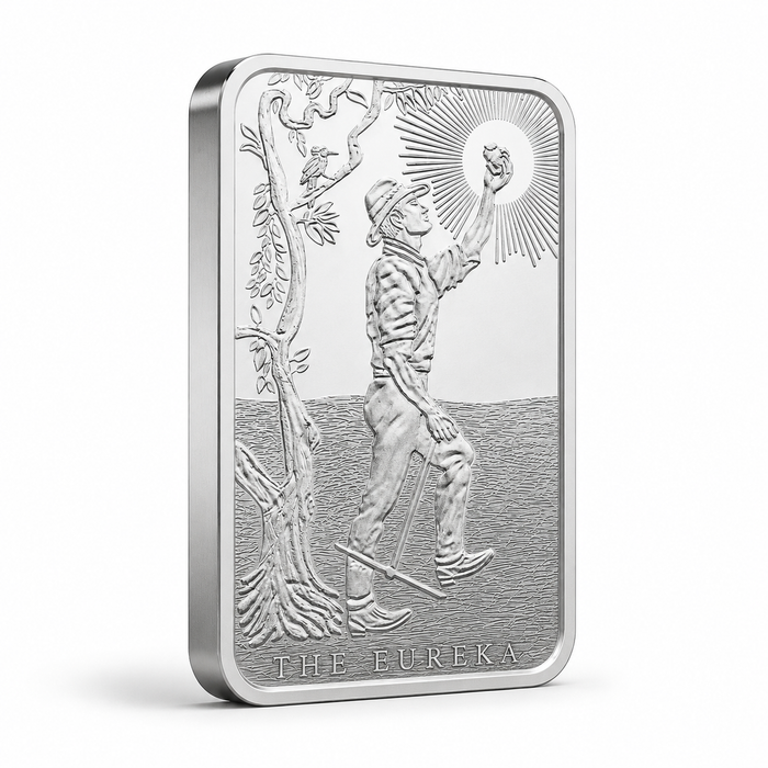 ABC Bullion Mint Eureka Silver Minted Bar - 5oz