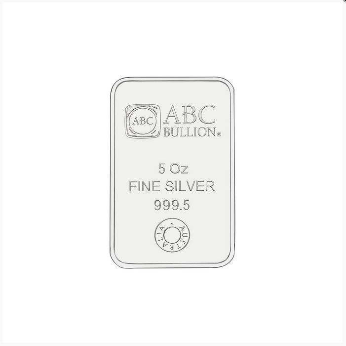 ABC Bullion Mint Eureka Silver Minted Bar - 5oz