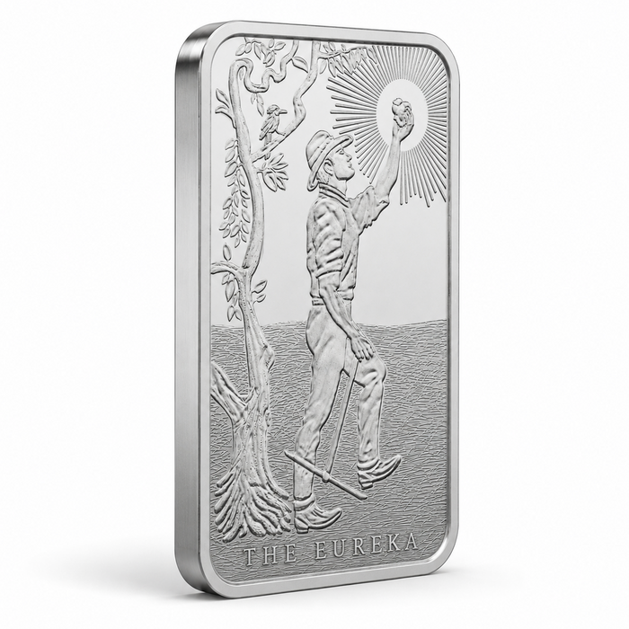 ABC Bullion Mint Eureka Silver Minted Bar - 1kg
