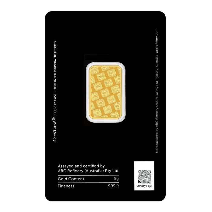 ABC Bullion Mint Gold Minted Tablet - 5g