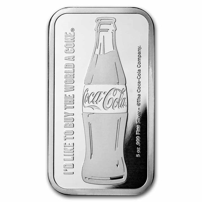 Coca-Cola® Silver Struck Bar - 5oz