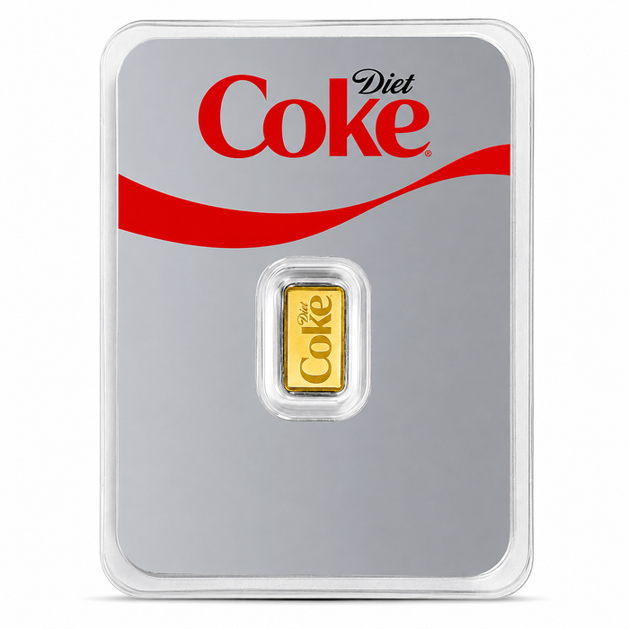 Coca-Cola Diet Coke Gold Minted Bar – 1g