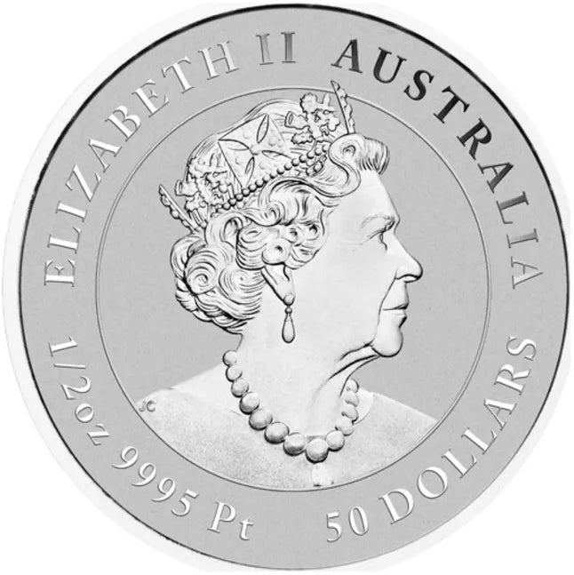 2022 Perth Mint White Bellied Sea Eagle Platinum Coin - 1/2oz