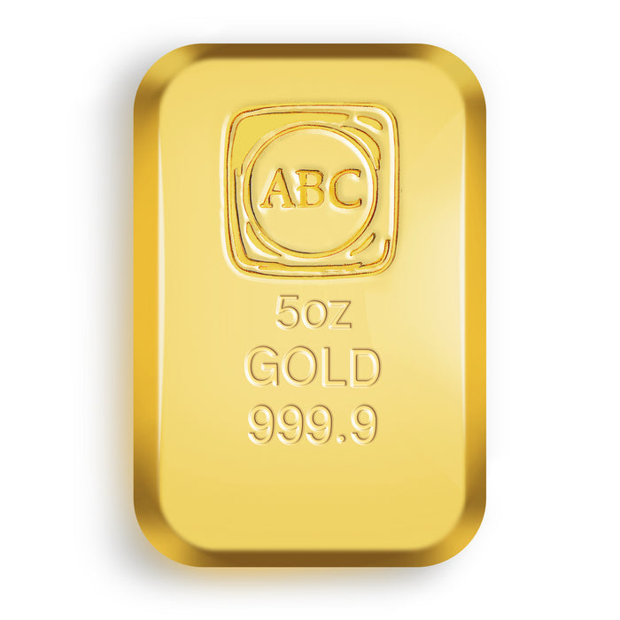 ABC Bullion Gold Cast Bar - 5oz - PICKUP ONLY