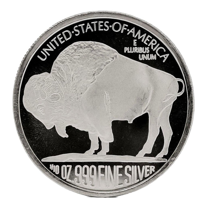 Golden State Mint Buffalo Indian Head Silver Bullion Round - 1/10oz