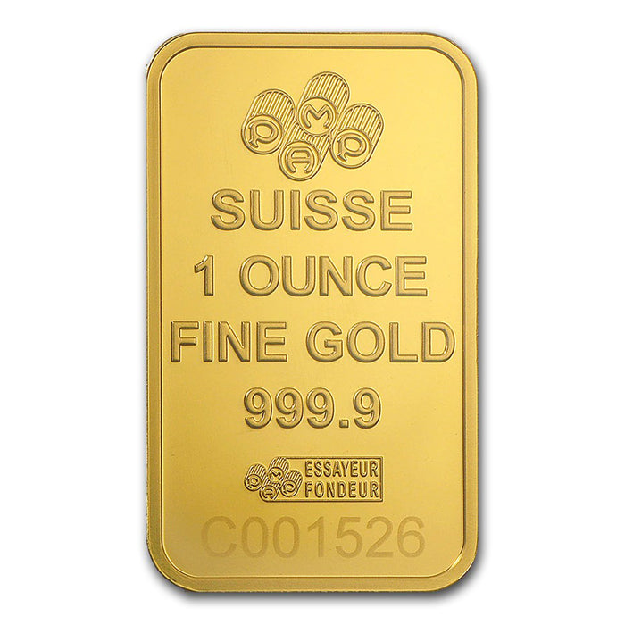 PAMP Suisse Lakshmi Gold Minted Bar - 1oz