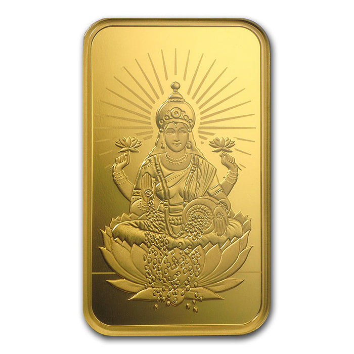 PAMP Suisse Lakshmi Gold Minted Bar - 1oz