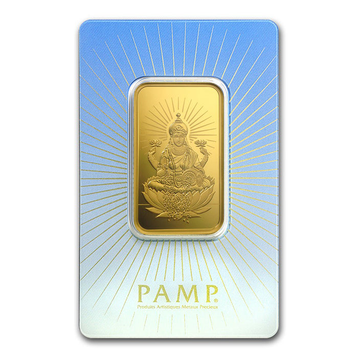 PAMP Suisse Lakshmi Gold Minted Bar - 1oz