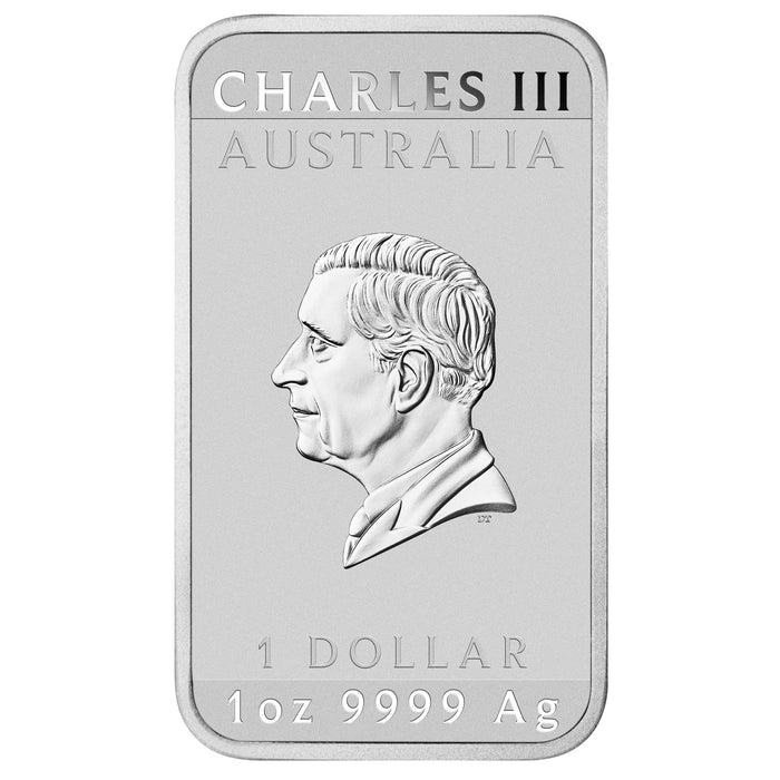 2026 Perth Mint Rectangular Dragon Silver Coin - 1oz