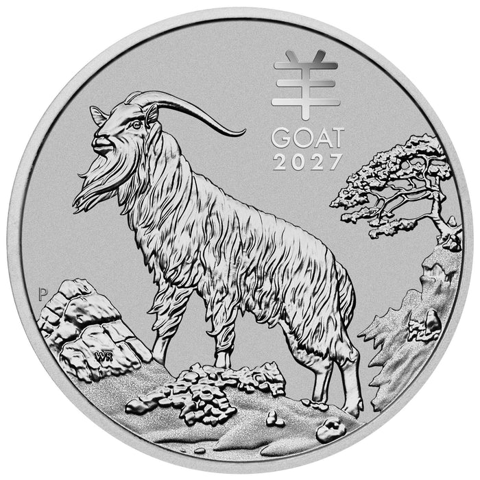 2027 Perth Mint Lunar Goat Platinum Coin - 1oz