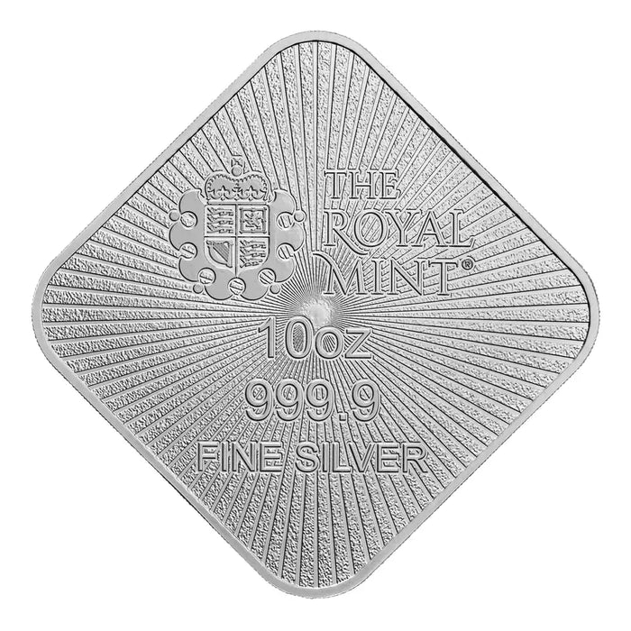 Royal UK Mint Britannia & Liberty Silver Minted Bar - 10oz