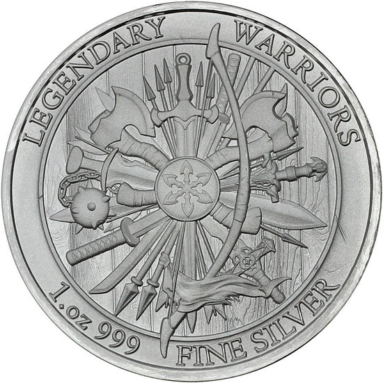 SilverTowne Legendary Warriors Arminius Silver Round - 1oz
