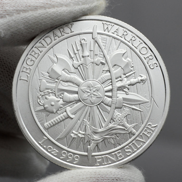 SilverTowne Legendary Warriors Alexander the Great Silver Round - 1oz