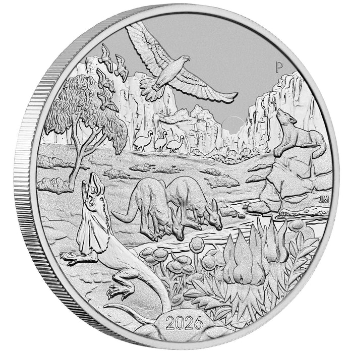 2026 Perth Mint Wonders of Australia The Outback Platinum Coin - 1oz