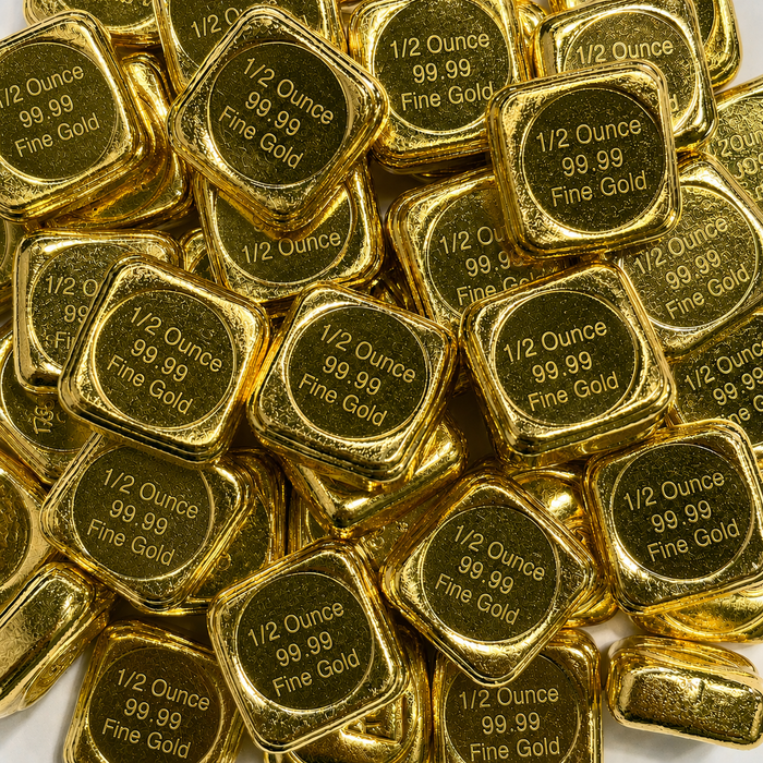 Locally Produced Gold Cast Bar - 1/2oz