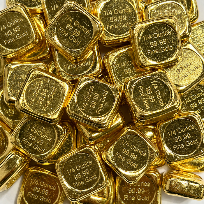 Locally Produced Gold Cast Bar - 1/4oz