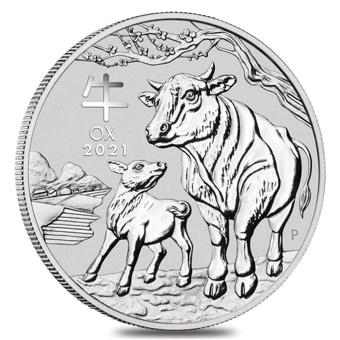 2021 Perth Mint Lunar Ox Silver Coin - 1kg