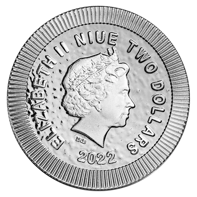 2022 New Zealand Mint Athenian Niue Owl Silver Stacker Coin - 1oz