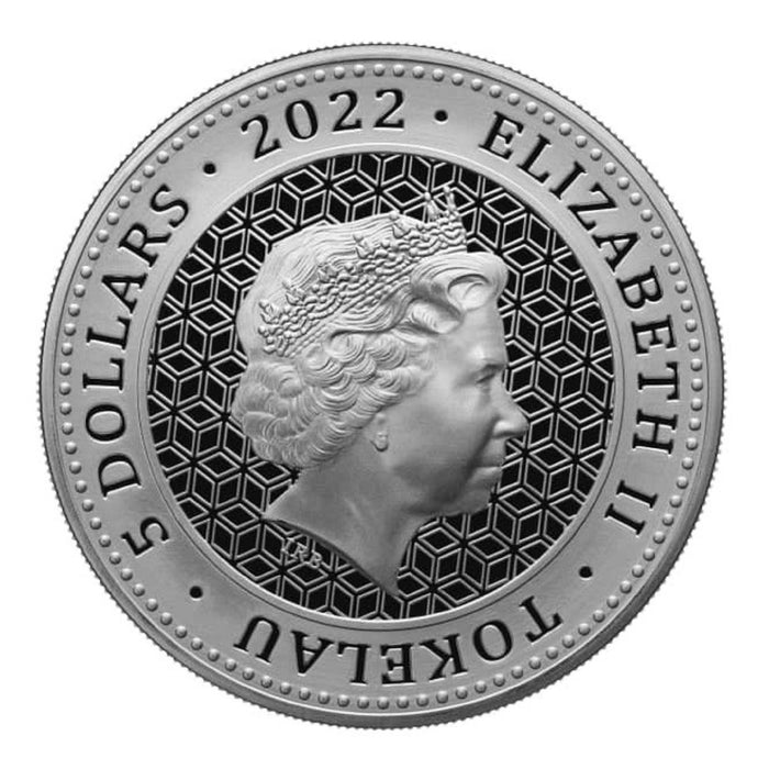 2022 Tokelau Bull & Bear Silver Bullion Coin - 1oz