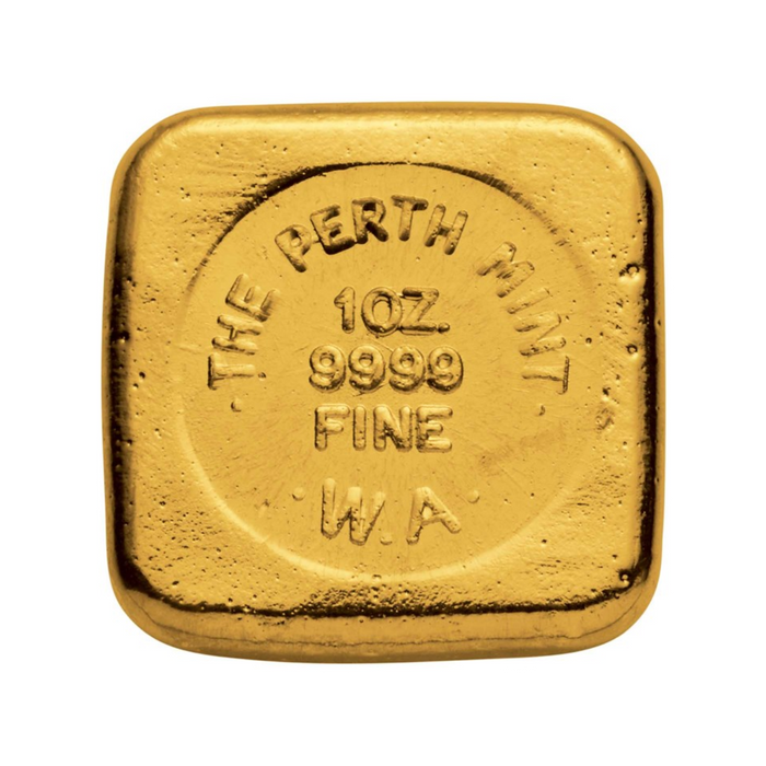 Perth Mint Gold Cast Bar - 1oz