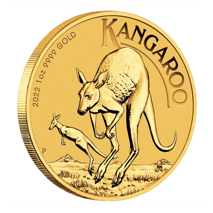 2022 Perth Mint Kangaroo Gold Coin - 1oz
