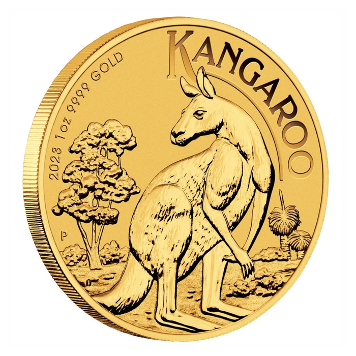 2023 Perth Mint Kangaroo Gold Coin - 1oz