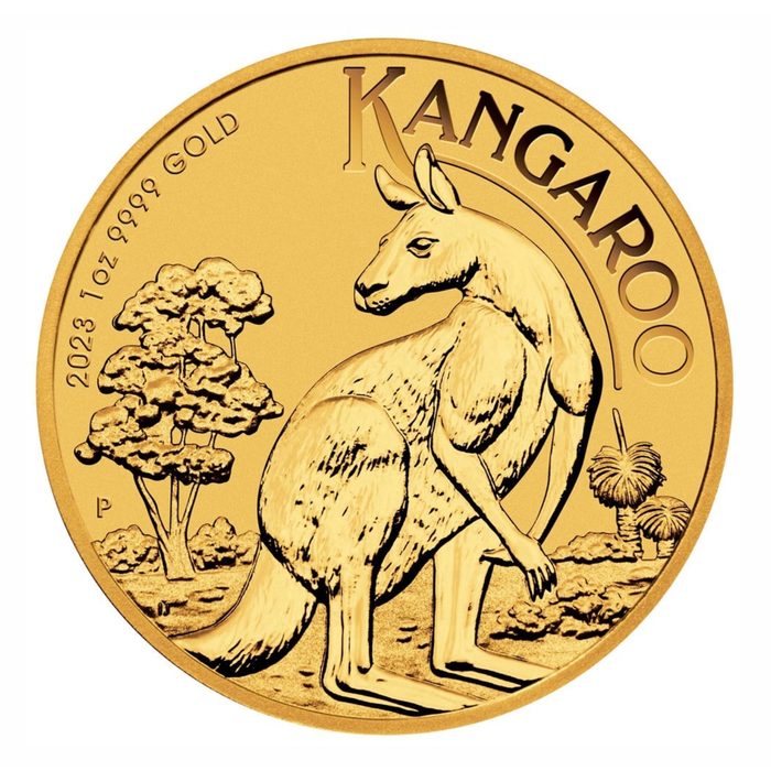 2023 Perth Mint Kangaroo Gold Coin - 1oz