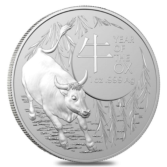 2021 Royal Australian Mint Lunar Ox Silver Coin - 1oz