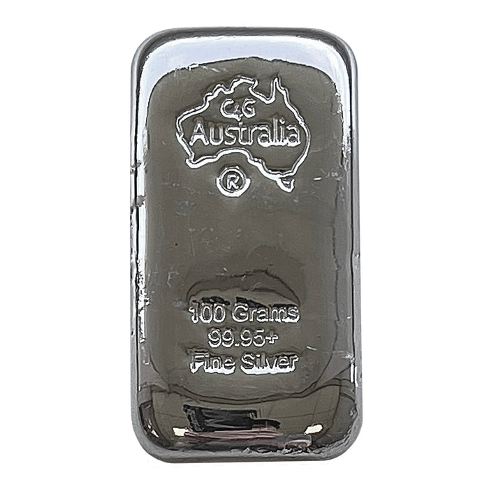 CPG Cast Silver Bullion Bar - 100g