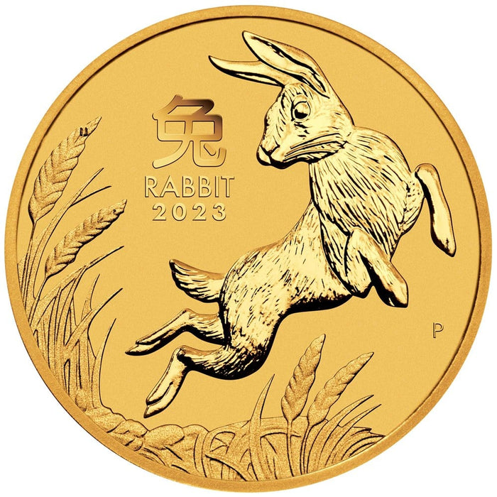 2023 Perth Mint Lunar Rabbit Gold Coin - 1/4oz