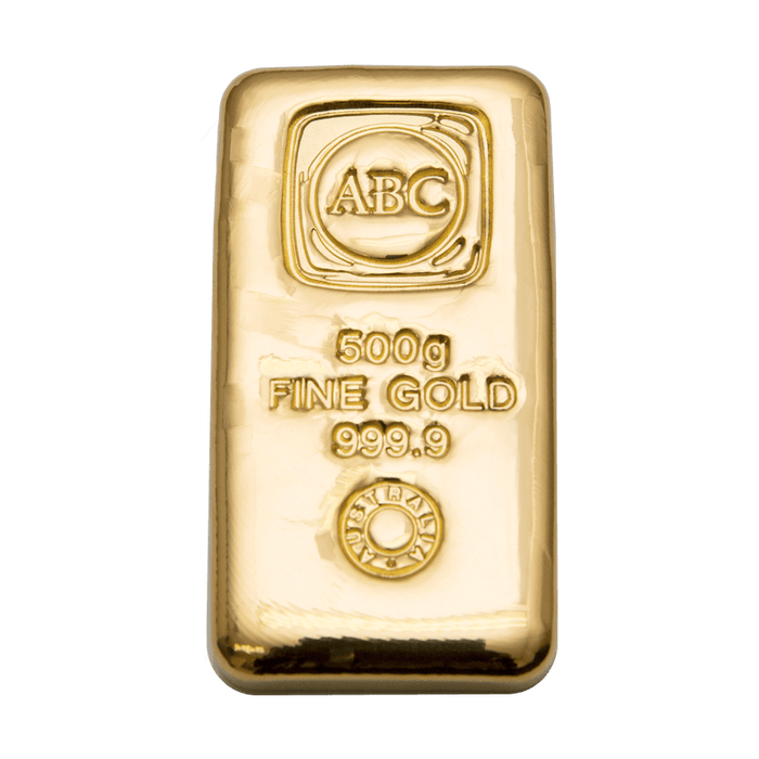 ABC Bullion Gold Cast Bar - 500g