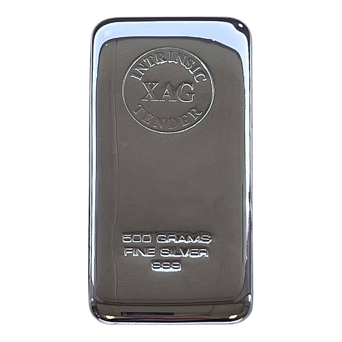 Intrinsic Tender XAG Cast Silver Bar – 500g