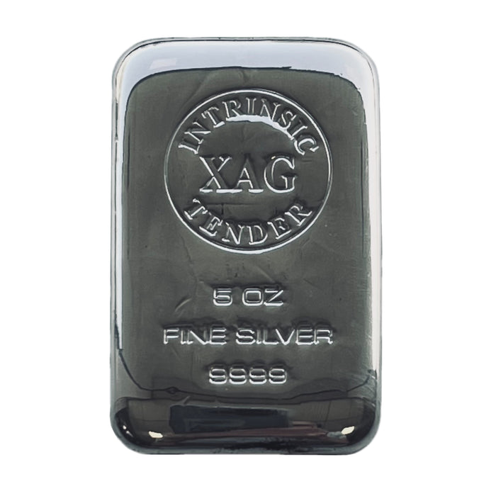 Intrinsic Tender XAG Cast Silver Bar – 5oz